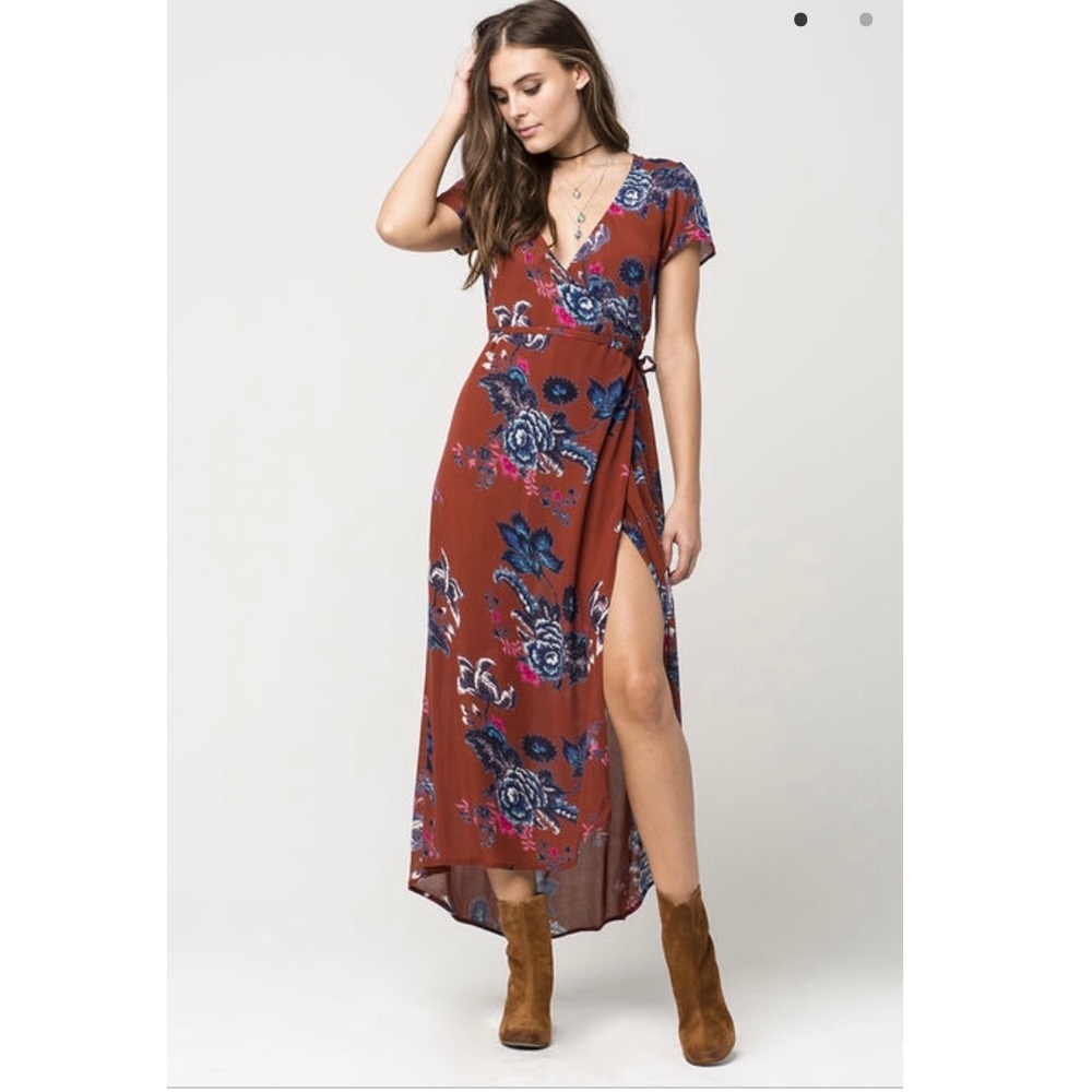 BILLABONG Wrap Me Up Maxi Dress